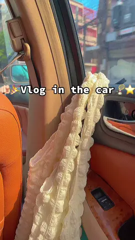 🫵🏻🎉Vlog in the car🏸⭐️