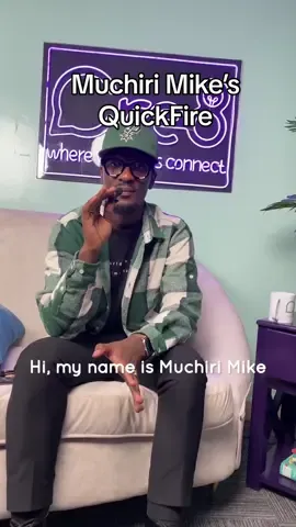 We asked @Muchiri Mike! a few questions during this quick fire session 🔥 Have you watched or listened to his episode yet? 👀 🔗 Available now on YouTube, Spotify, and Apple Podcasts #WhereCreativesConnect #KenyanCreatives #KenyanCreators #KenyanPodcasts #MuchiriMike #MikeMuchiri 