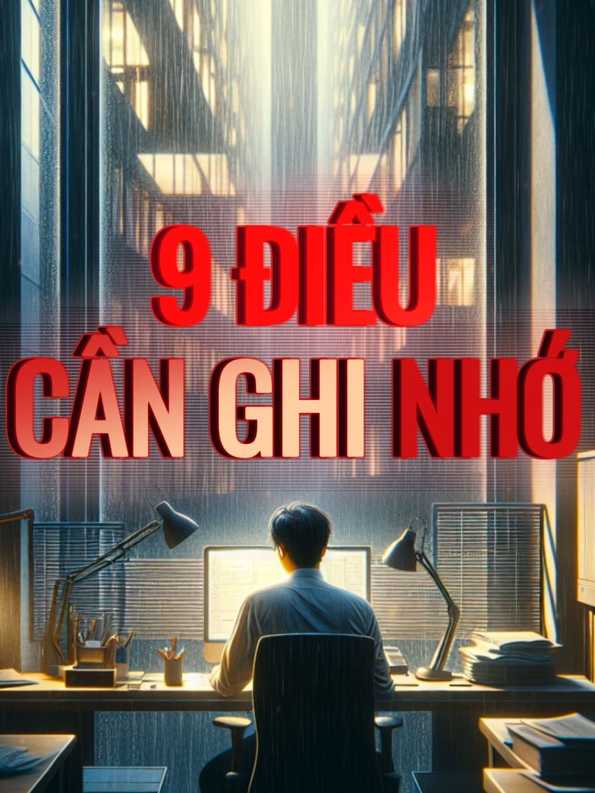 Bất kể làm việc ở đâu, đều phải ghi nhớ 9 điều sau. #nhansinhtrietluan #banchatconnguoi #baihoccuocsong