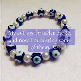 Woke up to find both my evil eye bracelets broken and marks on my arms where they were. What could this mean? #EvilEye #Bracelet #Mystery #SpiritualSigns #Protection #BrokenBracelet #StrangeOccurrences #EnergyShift #StayProtected 
