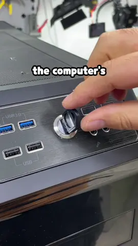 The power button requires a key!!
