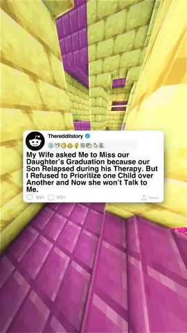 My Wife asked Me to Miss our Daughter’s Graduation because our Son Relapsed during his Therapy. But I Refused to Prioritize one Child over Another and Now she won’t Talk to Me. #redditstories #reddit #redditstorytimes #redditreadings #askreddit 
 This story may be adapted for more entertainment.