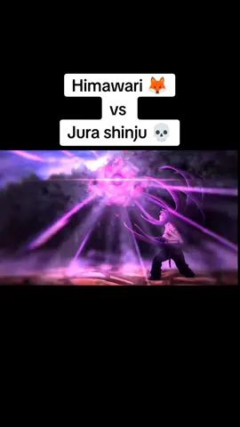 Himawari Uzumaki 🦊con el poder de Kurama vs Jura Shinju 💀 #Boruto #borutotwobluevortex #himawariuzumaki 🦊❤️❤️ #himawari #jurashinju #kurama 