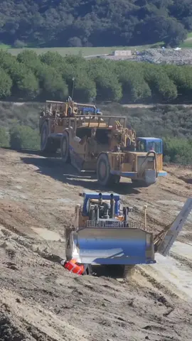 In January we visited an LB3 Enterprises earthmoving project for a new sub-division in Southern California. The D10 dozer was there to assist the fleet of 657 scrapers in pre-ripping hard compact dirt and prepping the work area for them. #dozer #bulldozer #construction #heavyequipment 