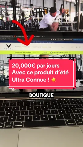 Cette boutique e-commerce génère 20,000€ par jours avec ce produit d’été ultra connue ! ☀️ #ecommerce #shopify #business #ecom #dropshipping 