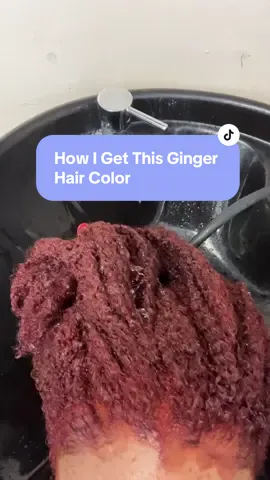 Replying to @J-lee I used Redken 5C for this ginger color and only my new growth gets bleached!  You can check out my full dyeing my hair ginger video on my youtube channel ‘Aarian Jay’ 🥰 #naturalhair #type4hair #hairtok #gingerhair #gingerhairblackgirl #gingerhaircolor 