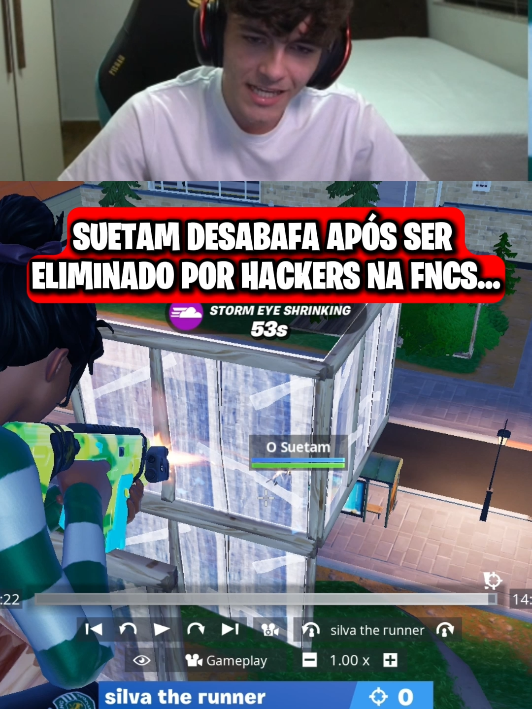 SUETAM DESABAFOU SOBRE O SOBRE COMO TÁ O FORTNITE... #fortnite #fortnitebr #suetam #fy #foryou