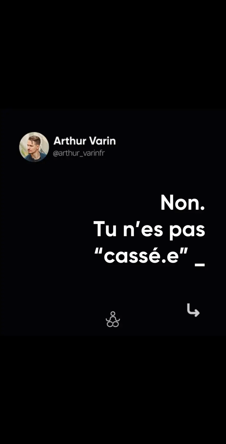 Plus de posts visuels sur mon Instagram @arthur_varinfr - #santémentale #anxiete #apprendresurtiktok #anxiété #trauma #depression 