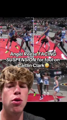 #caitlinclark #angelreese #suspended #WNBA #fyp #drama #usa #viral 
