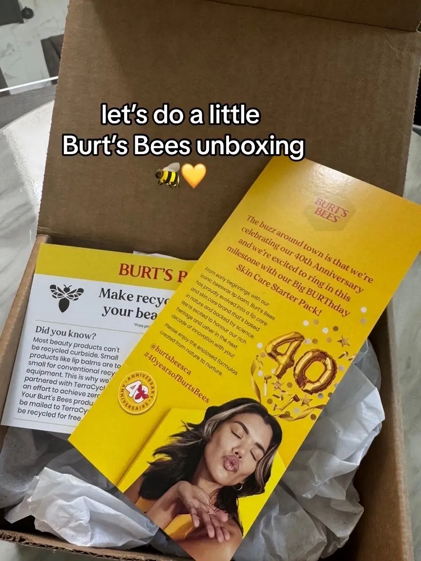 @Burt’s Bees #burtsbees #makeupunboxing #skincareunboxing #40yearsofburtsbees #drugstore #skincaredrugstore 