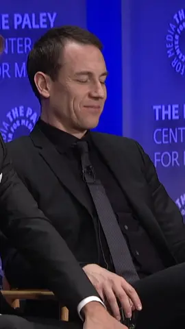 At a PaleyFest 2015 event in 2015, Outlander star #TobiasMenzies talks about what it's like playing two drastically different characters, #FrankRandall, and Jonathan 