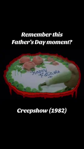 Can you remember this Father’s Day scene from the iconic horror Creepshow in 1982? What’s your favourite moment from this movie? #film #classic #80s #horror #creepy #FathersDay 