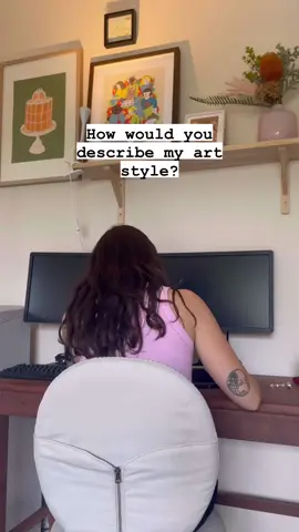 Ya’ll I cant be the only one 👀🍑 I love how we can make a piece of content and not see something others may catch and then find the humor in it later 😆🙌🏻  Creator of the first clip is @lydiaellendesign 😆 she actually does have some lovely art, though her chair caught my eye haha #comedy #reaction #relateable #madeyoulook #funny #viral 