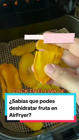 ¿SABÍAS QUE PODES DESHIDRATAR FRUTA EN AIRFRYER?👩🏻‍🍳🧑🏻‍🍳🥭 ➡️Chips de mango/ mango deshidratado🥭. ➡️Receta en el video!. ➡️Compra del recetario en promoción!. HACE CLICK EN EL LINK DE NUESTRO PERFIL PARA MÁS INFORMACIÓN Y ADQUIRIR EL RECETARIO 🤝🏻 📲  #airfryer #airfryermaster #airfryerrecipes #freidoradeaire #recetas #ebook #mango #frutas #cocina 