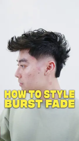 How to style the Burst Fade #styling #stylingtips #menshair #hairstyle #haircut
