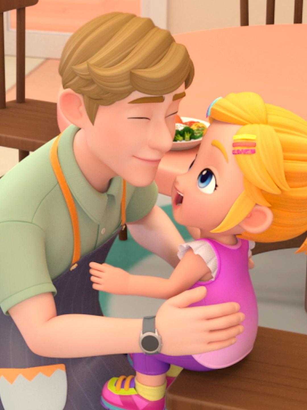 Happy Father's Day💖 #fatheranddaughter #Bora #Bebefinn #parentsoftiktok #family #kidsongs #tiktokkids #toddleractivities #bebes #baby #animation #youtube #fyp