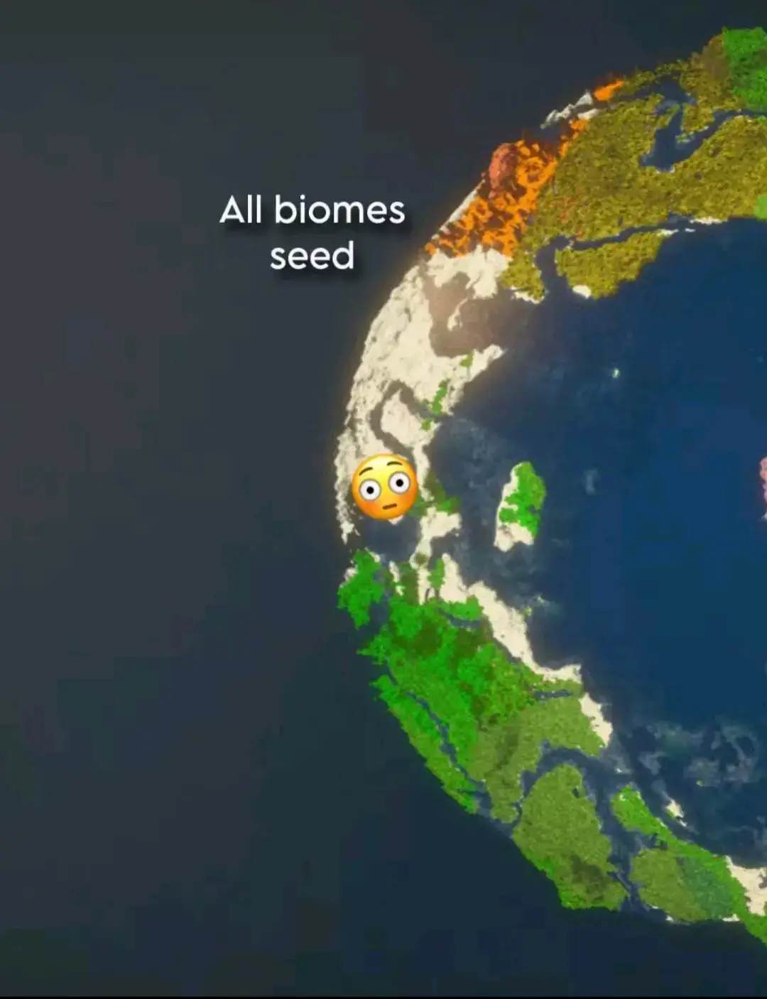 All biomes seed #Minecraft #mincraftworld#mincrafttips 