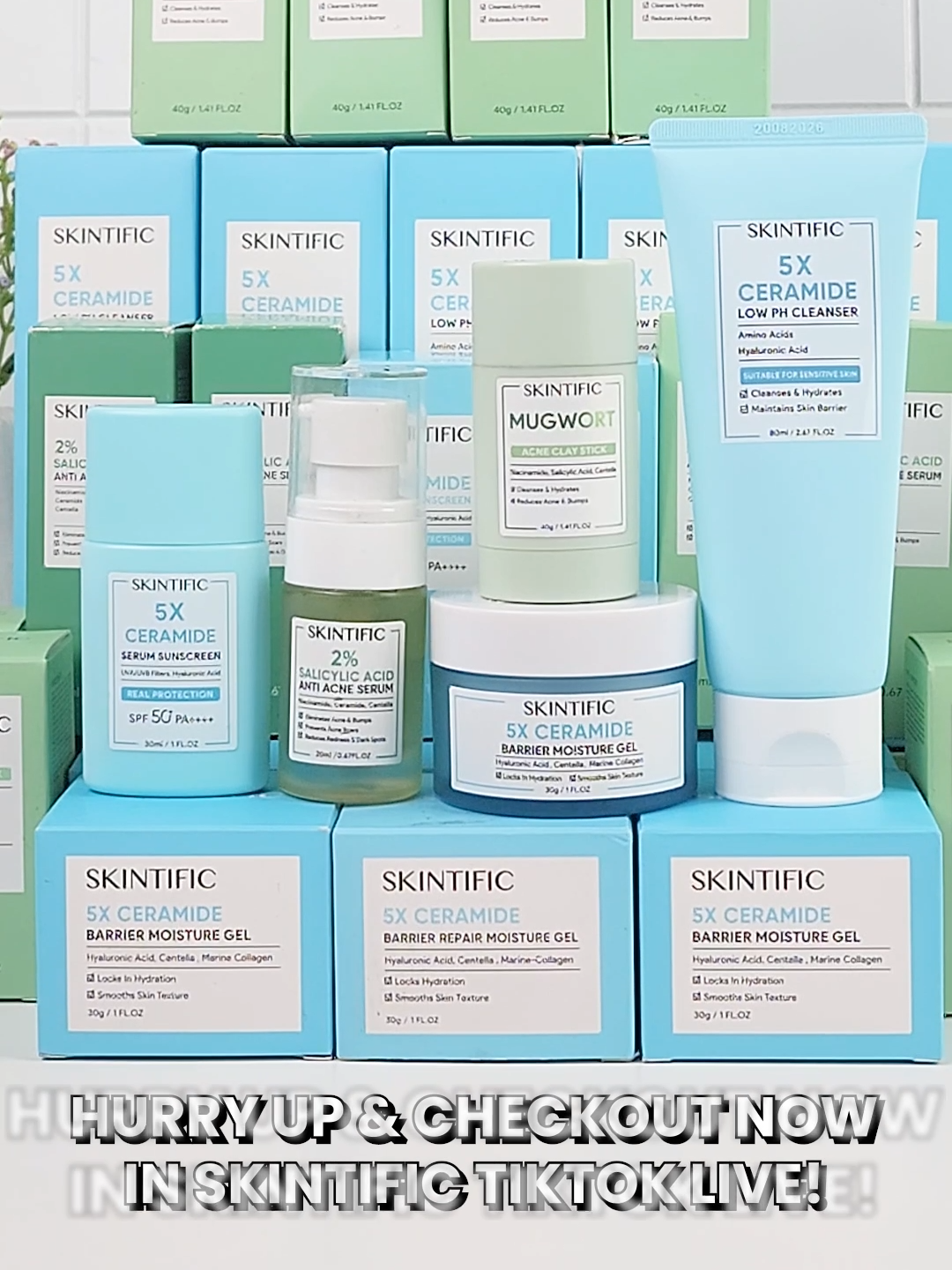 What's better than Skintific? 🤔 5 PIECES of Skintific product, all in ONE! Checkout now ✨ #skintific #skintificph #skinbarrier #skincare #acneprone #beauty #skincareset #niacinamide #ceramide #symwhite377