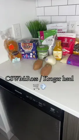 Adulting 101 … have a budget $100 haul 🔔 #foryoupage #haultok #ross #kroger #budgetmeals #smoothies #crabboil #super #greens #veggies #aestheticvideos #vlogtok 