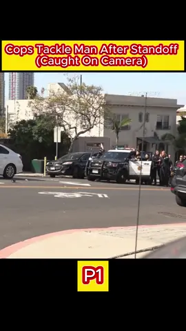 #Cops tackle man after standoff #onscenetv #foryou #fypage 