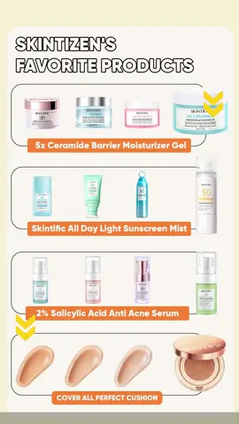 Can't stop won't stop falling in LOVE with Skintific Bestsellers 💓 Checkout only from Skintific TikTok Live #skintific #skintificph #skinbarrier #skincare #acneprone #beauty #ceramide #moisturizer #cleanser #sunscreen #toner #serum