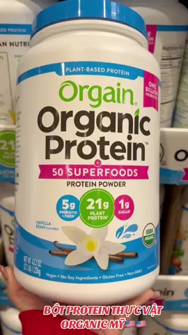BỘT PROTEIN THỰC VẬT ORGANIC MỸ VỀ 2 VỊ SOCOLA VÀ VANI THƠM NGON BỔ DƯỠNG🇺🇸💯