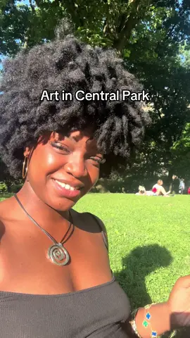 The art got progressively more detailed 😂❤️ #art #centralpark #Summer 