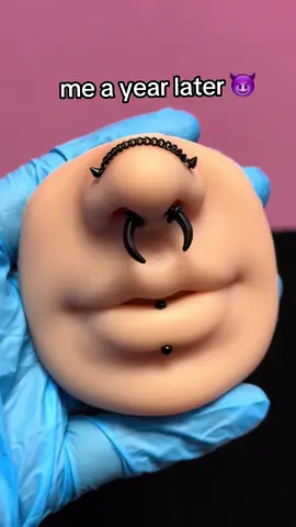 Once you start…. 😈😈😈 #septumpiercing #stretchedseptum 