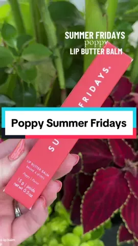 She matches my nails 😍 The poppy @Summer Fridays might must be my favorite summer shade! ☀️💋  @Revolve @REVOLVE Beauty  #summerfridays #summerfridayslipbalm #giftfromtiktokshop #lipbalm #revolve #ttsacl #SummerDeals #tiktokshopsummersale #tiktokmademebuyit 