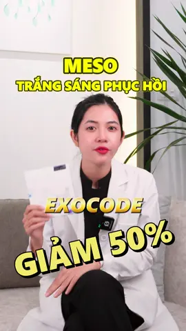 MESO TRẮNG SÁNG VÀ PHỤC HỒI  SIÊU PHẨM SÁNG DA TRONG 7 NGÀY [𝐂𝐡𝐮𝐚̂̉𝐧 𝐦𝐮̛̣𝐜 𝐦𝐞𝐬𝐨 𝐧.𝐚́𝐦 𝐭𝐫𝐨𝐧𝐠 𝐧𝐠𝐚̀𝐧𝐡 𝐭𝐡𝐚̂̉𝐦 𝐦𝐲̃]. Giá yêu nhất tháng 6, và 1 năm chỉ cần 5 lần là các chị đã có thể bỏ 7749 bước skincare phúc tạp. #Pgbeauty #skincare #meso #mesoexocode #mesotrangdacangbong 