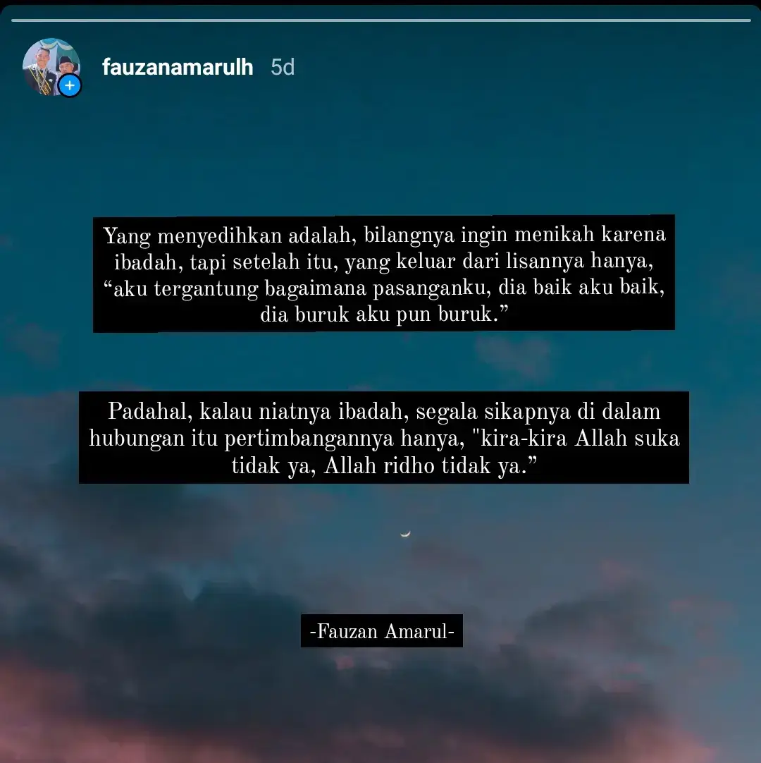 Tidak berat jika berilmu, akan berat jika hanya mengandalkan perasaan. Allah yang menjadi tujuan, maka pakailah cara-cara yang diridhoi oleh Allah..