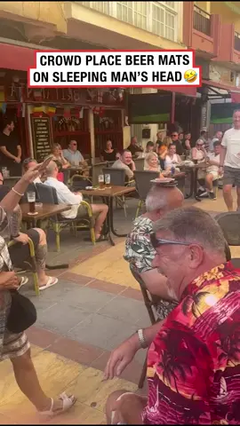 Class how the whole street got involved 👏 (🎥: Contentbible) #funny #drinkinggame #beer #drinking #prank