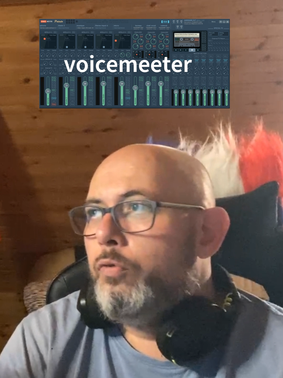 #voicemeeter #audiolive ##vbanreceptor voila si tu veut mettre de la musique sur ton live je te donne la solution .