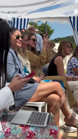 Spotted in #Cannes! 👀 #SophiaBush being a supportive partner for #AshlynHarris as she speaks on a panel at Axios’ Women’s Sports House.  