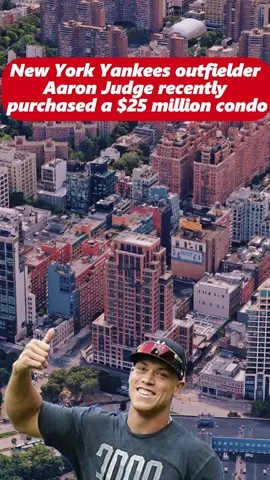 New York Yankees outfielder Aaron Judge recently purchased a $25 million condo #fouryou #mansion #Home #house #usa_tiktok #million #newyork #aaronjudge 