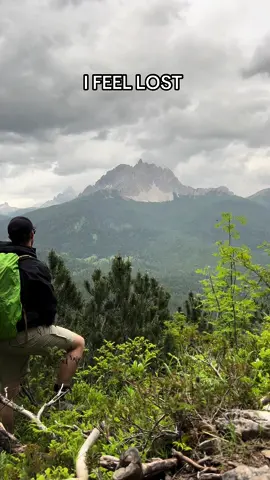 Being lost in nature>  #nature #lost #lostinnature #explore #adventure #wildcamping #Hiking #hiketok #hiker #mounatins #mountain #walking #fyp #solo #dolomites #italy #Summer #summervibes #beauty #beuatiful #views 