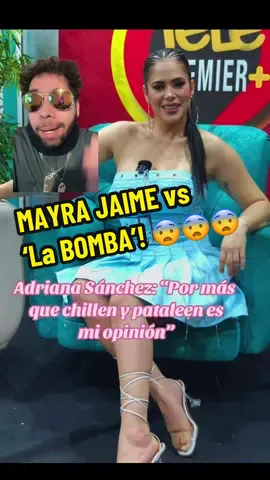 #greenscreen Choque de TITANES! Mayra JAIME vs ‘La BOMBA’! 😨😨 #farandula #ecuador 