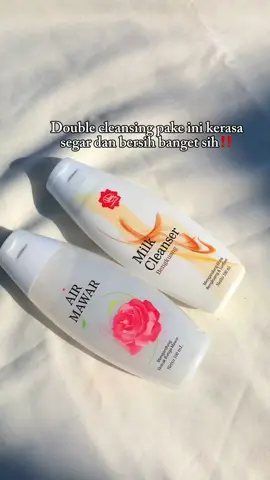 Double cleansing pakai produk ini yukkk #doublecleansing #milkcleanserviva #fyp 