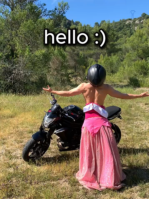 New Disney Princess 👑 #bike #biker#bikes #bikelife #bikelover#motorbike#motorcycle#ride#rider #fyp #foryou #viral #hello #humor #kawasaki #yamaha #princess #disney