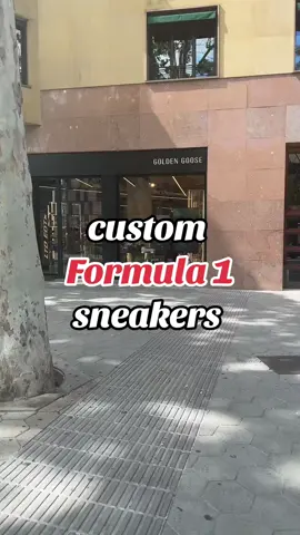 Can’t wait to wear my custom F1  sneakers to the #spanishgp 🏎️ #f1 #customsneakers #formula1 