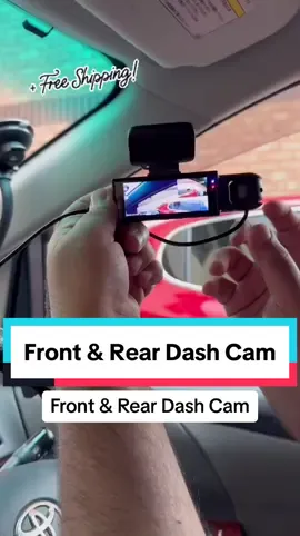 Front & Rear Dash cam ( 2 in 1 ) HD 1080p Video Recorder with Night Vision!  #dashcam#dashcamvideos#car#camera#cameracontrol#front#rear#recording#video#caraccessories#dashboard#videocamera#foryou#foryoupage#tiktokviral#trending#road#roadtrip#travel