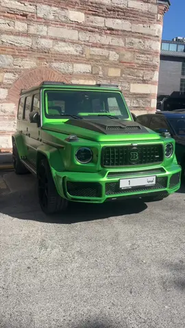 No. 1 plate💀                                                  #gwagon#dubai#cars#brabus#rare#rich#green#expensive#numberplate#dubaiplate#1#bodykit#trend#fyp#viral 