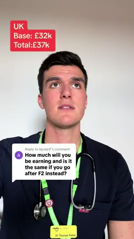 Replying to @Iquwjrjf comparison of my salaries! #juniordoctor #doctor #juniordoctorstrikes #doctorstrikes #doctorsoftiktok #doctorsofinstagram #nhsdoctor #ukdoctor #nhs #hospital #nhsstrikes #scrubs #juniordoctors #movingtoaustralia #nurse #health #patients #patientcare #medicalstudent #medicalschool #medstudent 