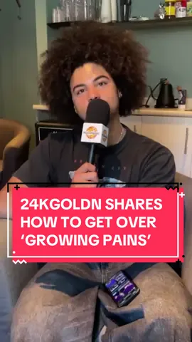 24kgoldn shares how to get over ‘Growing Pains’ before his show in Toronto👀 #24kgoldn #toronto #growingpains 