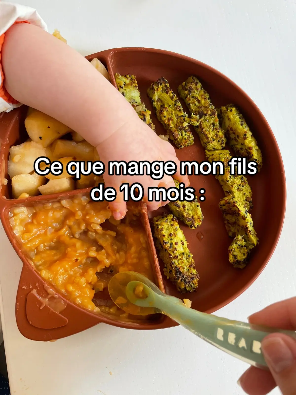 Franchement il mange 10x mieux que moi 😂 #dme #repasbebe #cuisinetiktok #cuisine #ideesrepas #bebe #maman #pourtoi 