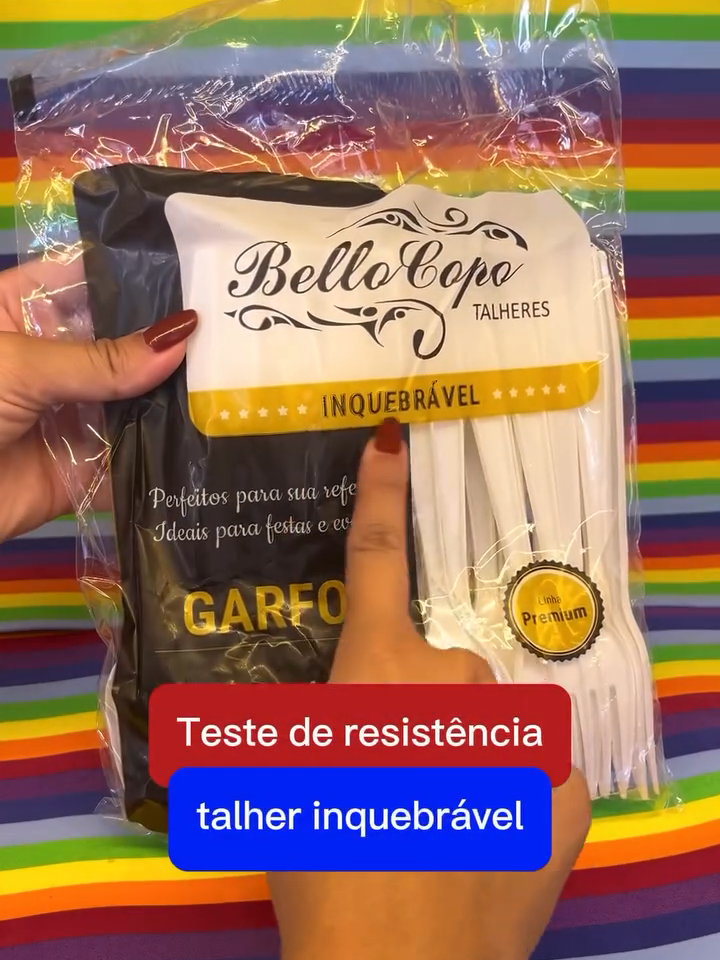 Vocês conhecem a nossa linha de talheres inquebráveis? 🤔 Eles são perfeitos para refeições em festinhas e para delivery, porque garantem o corte de qualquer alimento sem quebrar! 😮 #talherinquebravel #delivery #festainfantil #churrasco