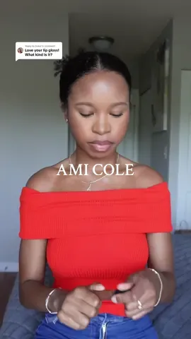 Replying to @Buka! @Ami Colé i love you. #lipgloss #BeautyTok #blackgirlmakeuptutorial 