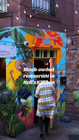 Black-owned restaurant located in Hell’s Kitchen Jasmine's Caribbean Cuisine 📍 371 W 46th St, New York, NY 10036 #blackowned #blackownedrestaurants #hellskitchen #hellskitchennyc #blackfoodie 