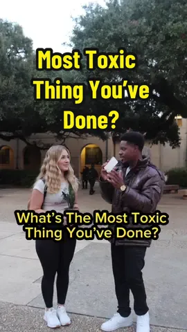 What’s the most toxic thing you’ve done? #trivia #college #interview 