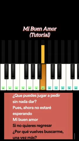 Mi Buen Amor (Tutorial) 🎻 .. #mibuenamor  #amor #letras #monlaferte #dedicar #parati #tiktokponmeenparati #fyp 